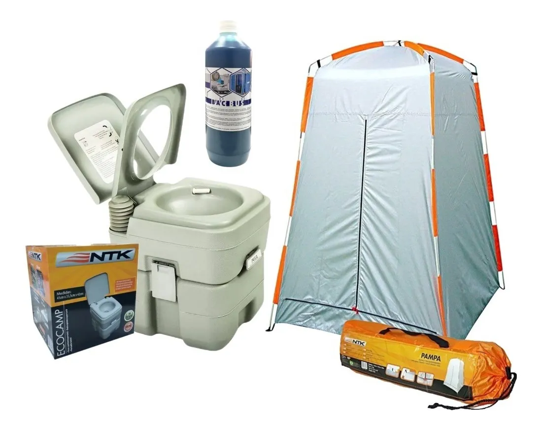 Vaso Sanitário Banheiro Químico Ecocamp Trocador Brindes